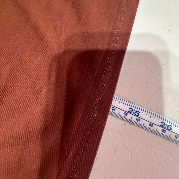 Chico’s Knit Sleeveless Top Tank Cinnamon Spice Brown Rust Size 2 Large - Picture 7 of 7